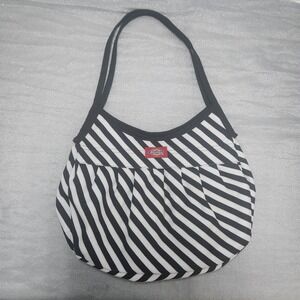 Dickies x Yak Pak Y2k Grunge Striped Canvas Shoulder Bag alt indie mall goth